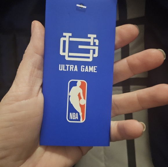 Dallas Mavericks NBA Ultra Game Men’s Size M & Large Navy Blue Snap Jacket - Picture 5 of 8